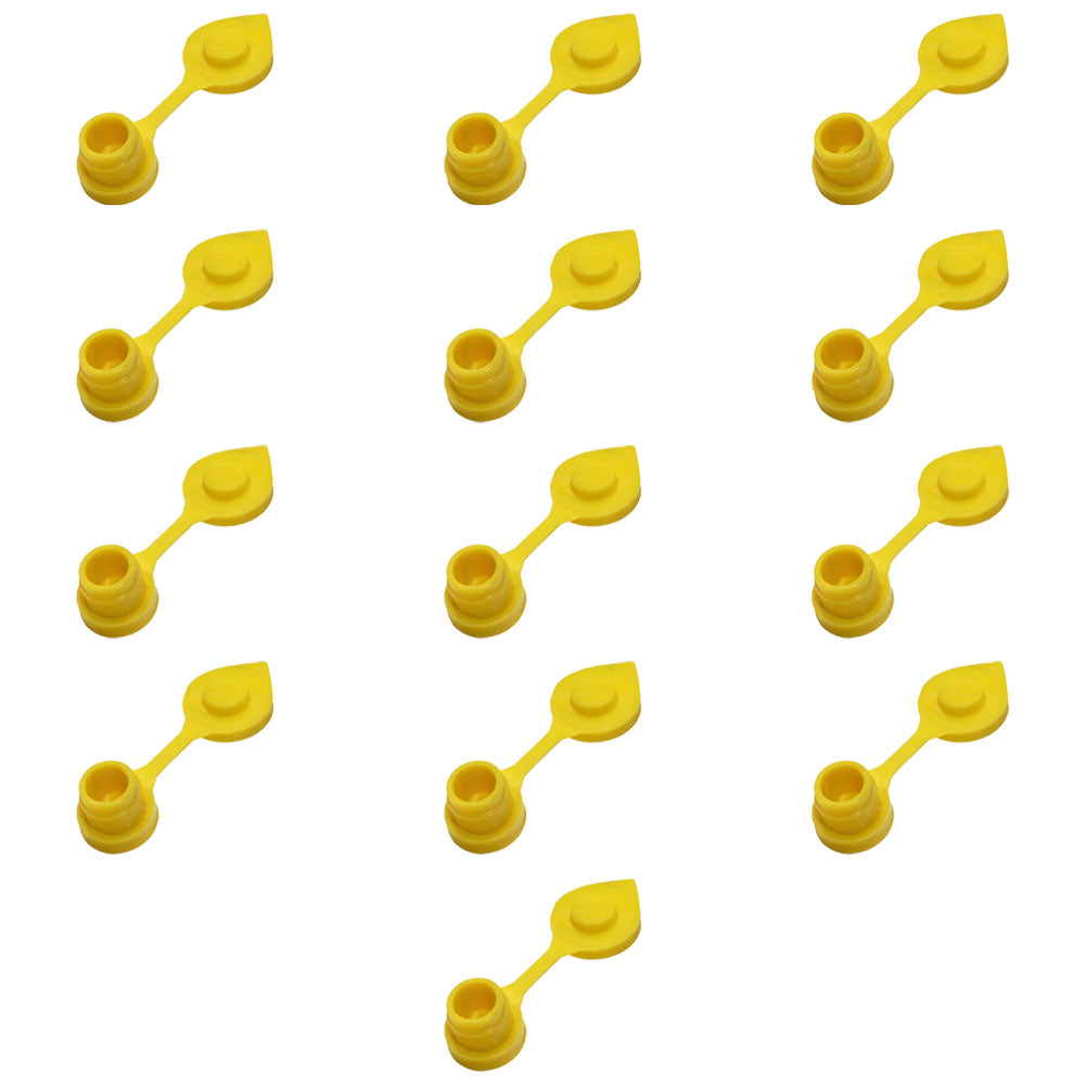 Qty 13: Gas Can Vent Caps (Yellow)  Fits Universal Products