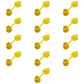 13-Pack New Yellow VENT CAPS Gas Can Breather Midwest Blitz Wedco Scepter