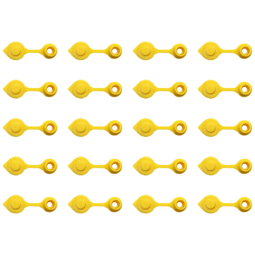 Qty 20: Gas Can Vent Caps (Yellow)  Fits Universal Products