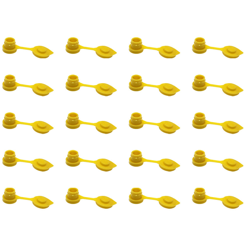 Qty 20: Gas Can Vent Caps (Yellow)  Fits Universal Products