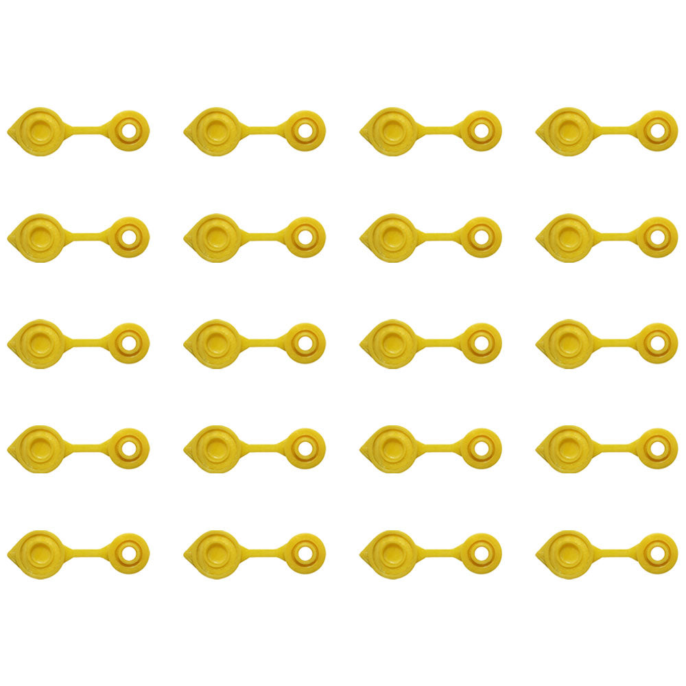 Qty 20: Gas Can Vent Caps (Yellow)  Fits Universal Products