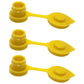3 Yellow Fuel Gas Can Jug Vent Caps Chilton Brigg Rotopax Gott Rubbermaid Anchor