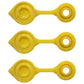 Qty 3: Gas Can Vent Caps (Yellow)  Fits Universal Products