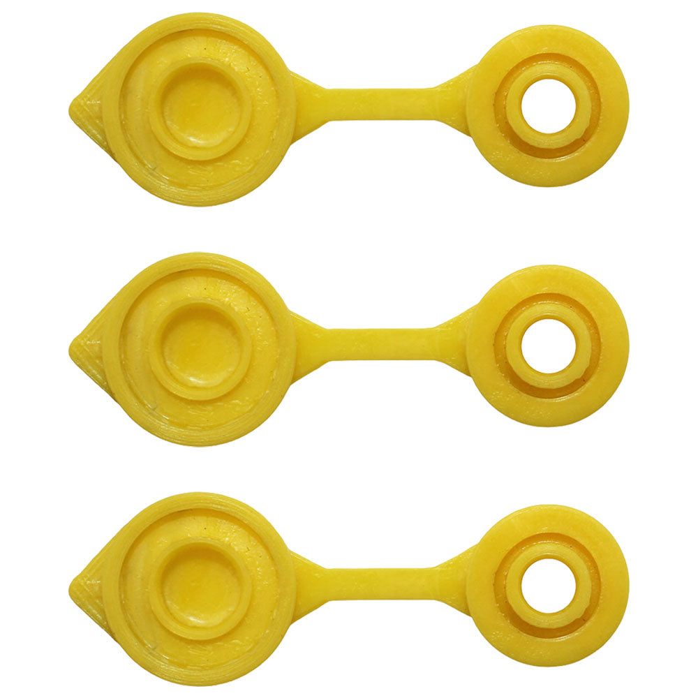 Qty 3: Gas Can Vent Caps (Yellow)  Fits Universal Products
