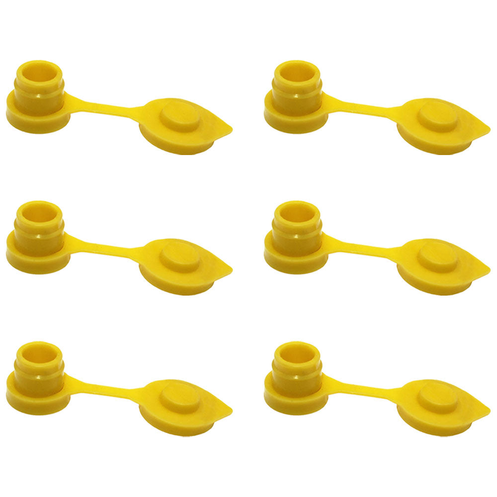 X6 - Yellow Vent Caps Gas Fuel Can for Midwest Heavy Duty