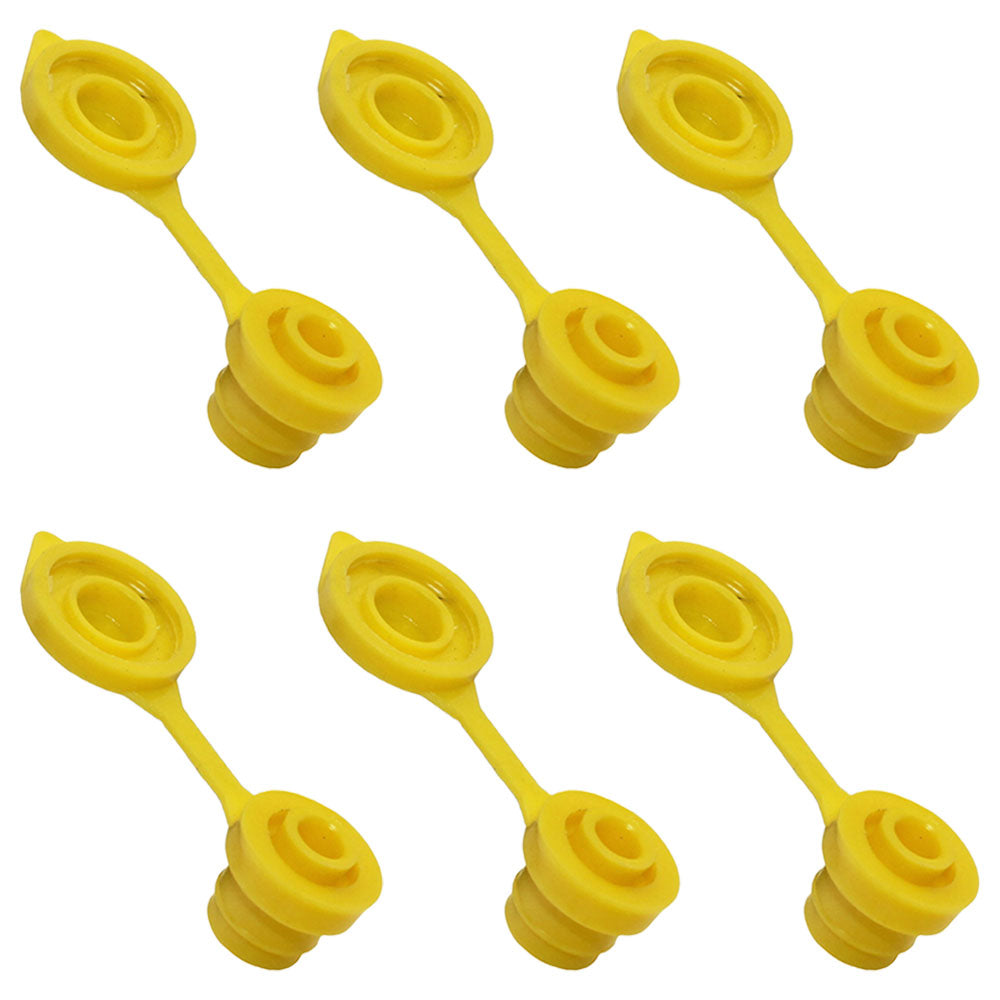 X6 - Yellow Vent Caps Gas Fuel Can for Midwest Heavy Duty