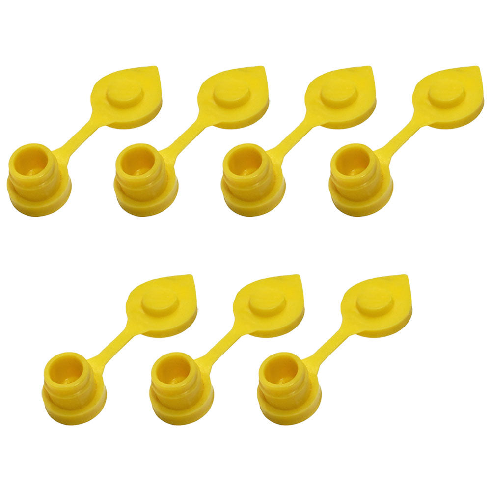 7 -Yellow Vents Replacement Cap Air Gas Can Fuel Jug Blitz Wedco Scepter Midwest