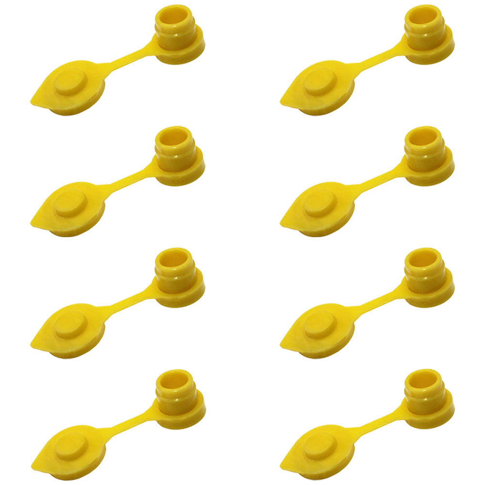 Qty 8: Gas Can Vent Caps (Yellow)  Fits Universal Products