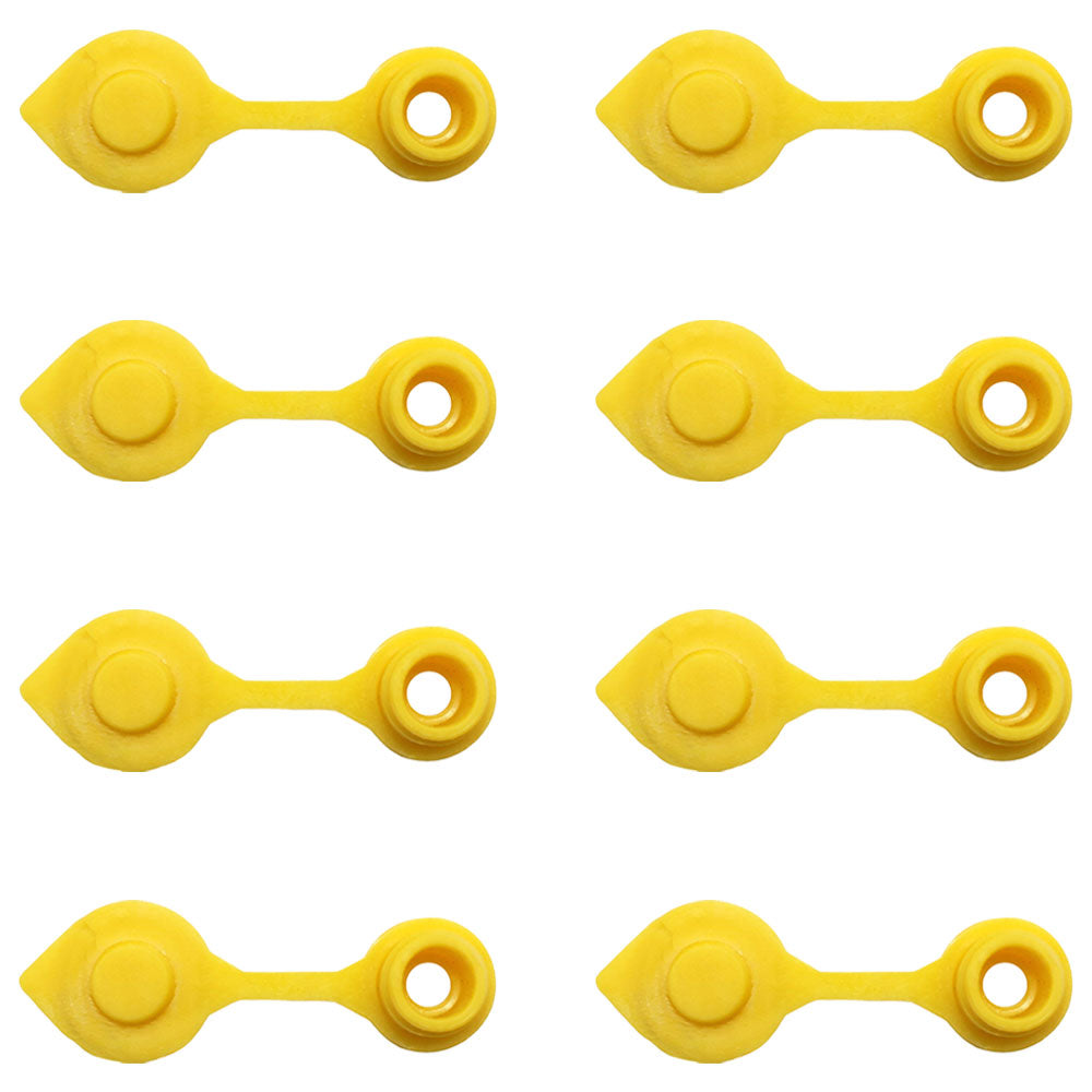 Qty 8: Gas Can Vent Caps (Yellow)  Fits Universal Products