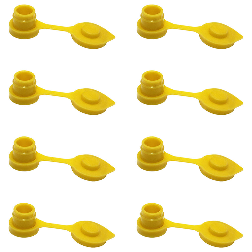 8 - Yellow Vent Caps Gas Can for Midwest Blitz