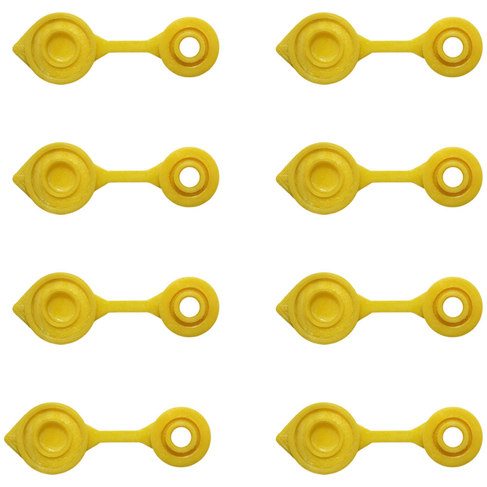 8 - Yellow Vent Caps Gas Can for Midwest Blitz
