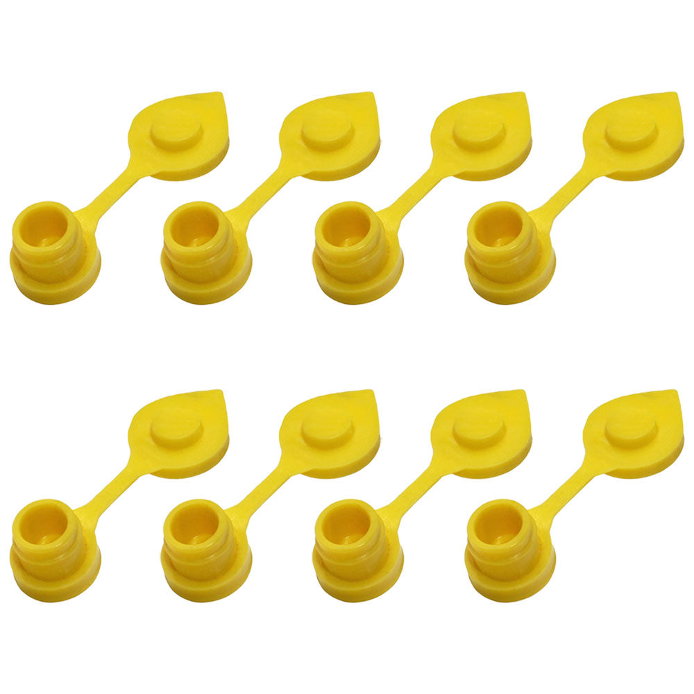 Qty 8: Gas Can Vent Caps (Yellow)  Fits Universal Products
