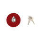 K304590, K901983 One New Red Locking Fuel Cap with Vent Hole (Plastic)