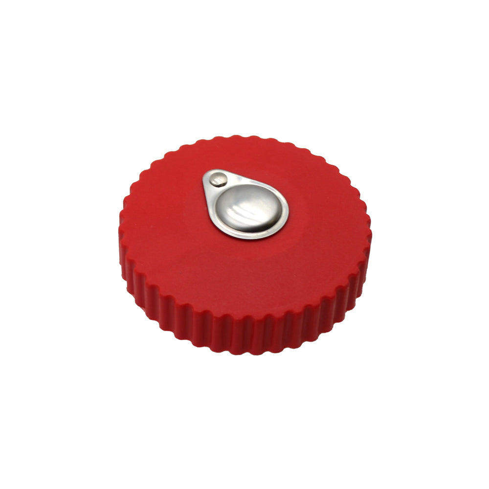 K304590, K901983 One New Red Locking Fuel Cap with Vent Hole (Plastic)
