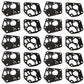 10 Pack Carb Diaphragm Gasket Kit Fits Briggs and Stratton 495770 795083 (7721)