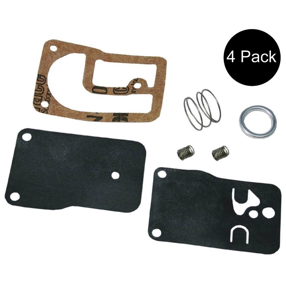 Qty 4: Fuel Pump Kit Fits Briggs & Stratton Replaces 393397