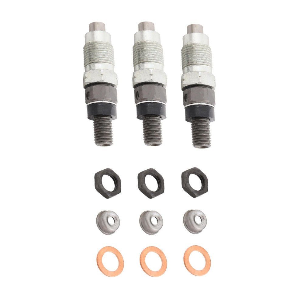 Qty 3: Fuel Injectors Fits Kubota Replaces 16419-53000