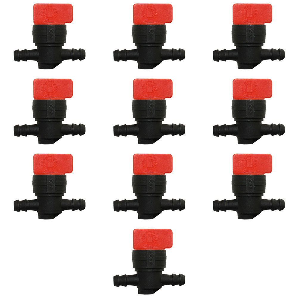 Qty 10: 1/4" In-Line Fuel Shut Off Valve
 Fits Exmark Replaces 1-603770