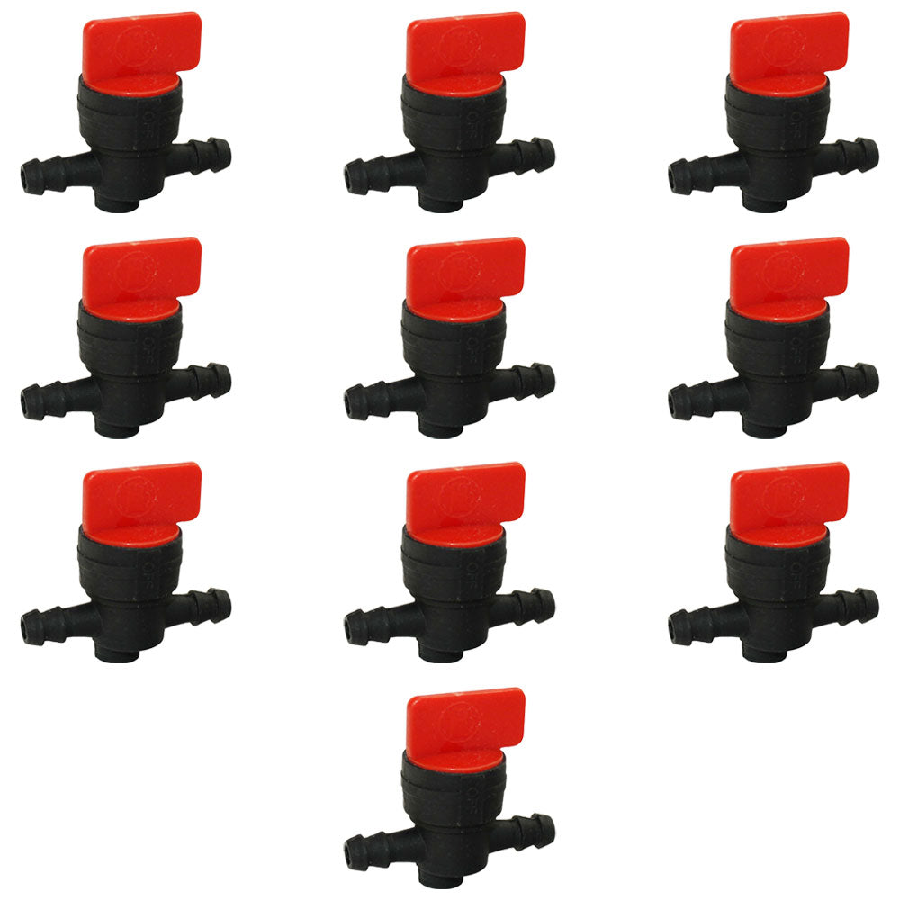 Qty 10: 1/4" In-Line Fuel Shut Off Valve
 Fits Exmark Replaces 1-603770