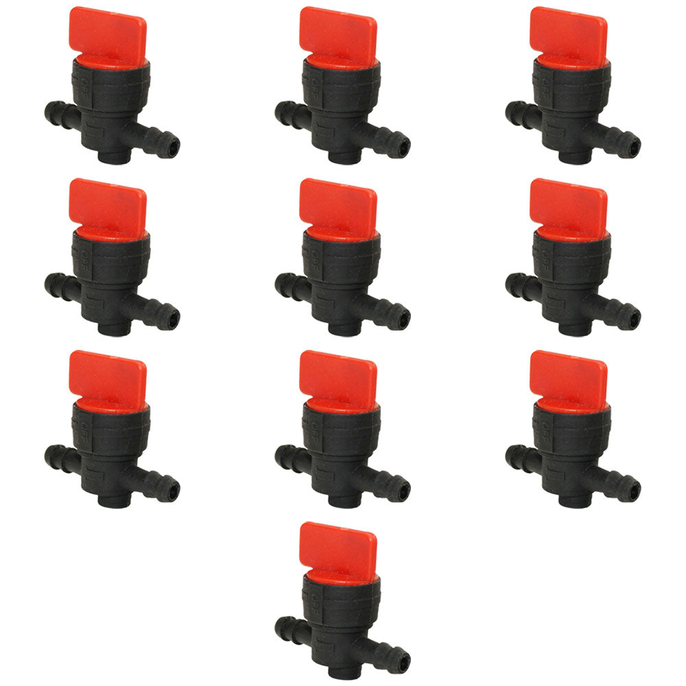 10 Inline Fuel Shutoff Cut Shut Off Valve 1/4" I.D. Fits Briggs 494768 698183