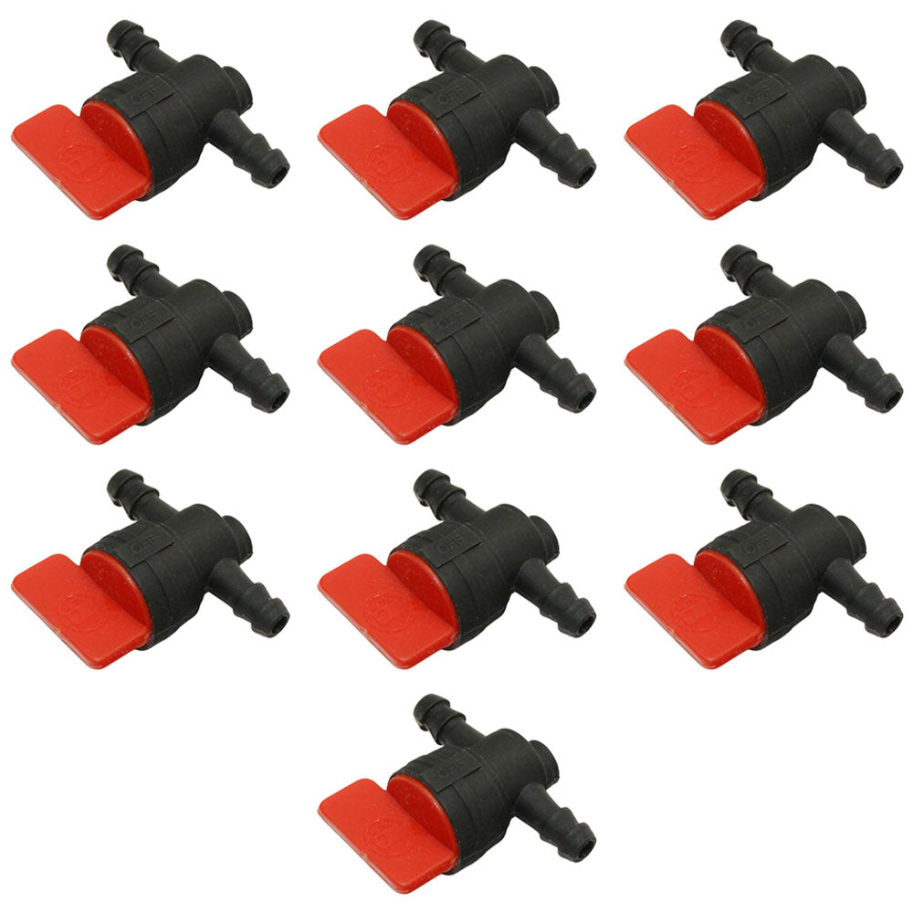Qty 10: 1/4" In-Line Fuel Shut Off Valve
 Fits Exmark Replaces 1-603770