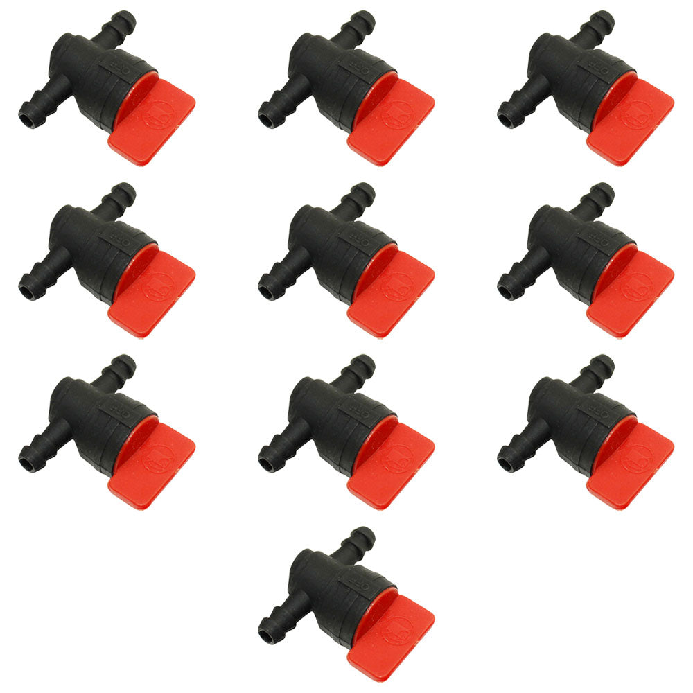 Qty 10: 1/4" In-Line Fuel Shut Off Valve  Fits Briggs & Stratton Replaces 491860