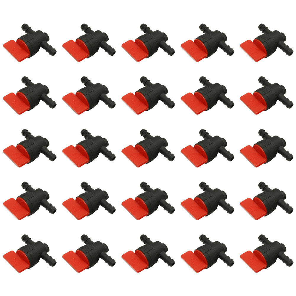 Qty 25: 1/4" In-Line Fuel Shut Off Valve Fits Briggs & Stratton Replaces 491860