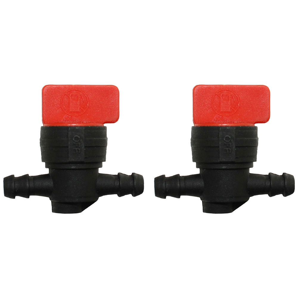 Qty: 2 In-Line Fuel Shut Off Valve 1/4" 
 Fits Snapper Replaces 2-4507