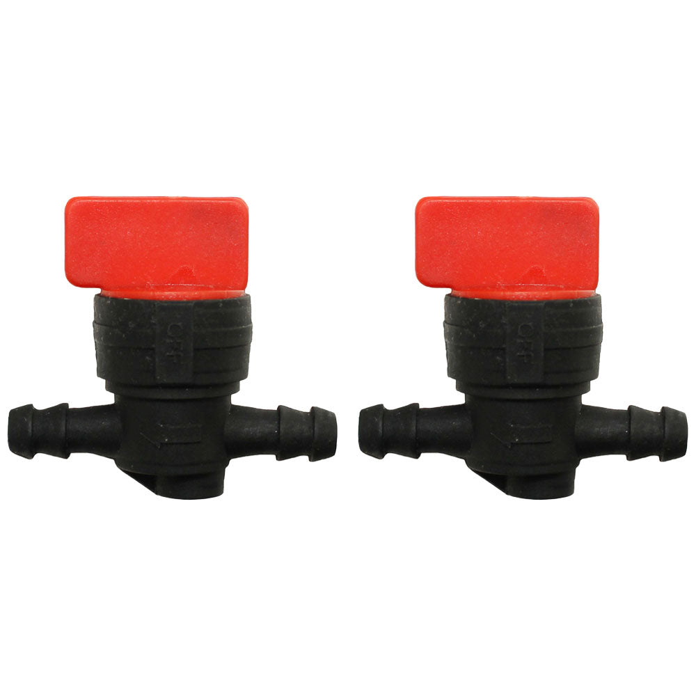 Qty: 2 In-Line Fuel Shut Off Valve 1/4" 
 Fits Exmark Replaces 1-603770