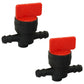 Qty: 2 In-Line Fuel Shut Off Valve 1/4" 
 Fits Exmark Replaces 1-603770