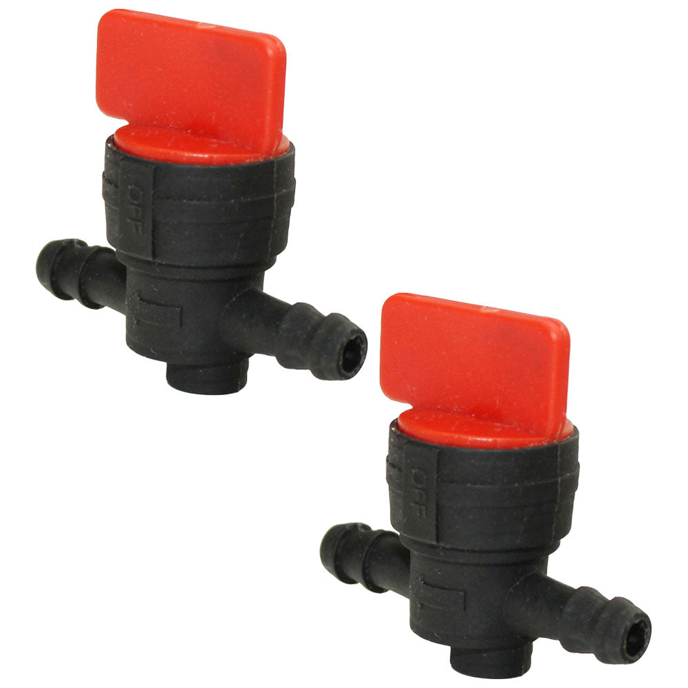 Qty: 2 In-Line Fuel Shut Off Valve 1/4" 
 Fits Exmark Replaces 1-603770