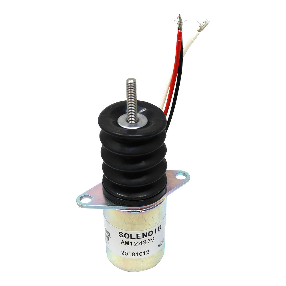 AM124379 Fuel Shut off Solenoid Fits John Deere F915 F925 F935 415 455 Fits JD M