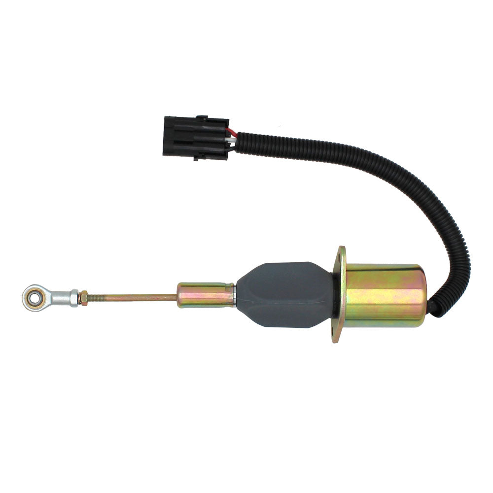 FUEL SHUTOFF SHUT OFF SOLENOID Fits John Deere MARINE 6076AFM30 6076AFM 6076