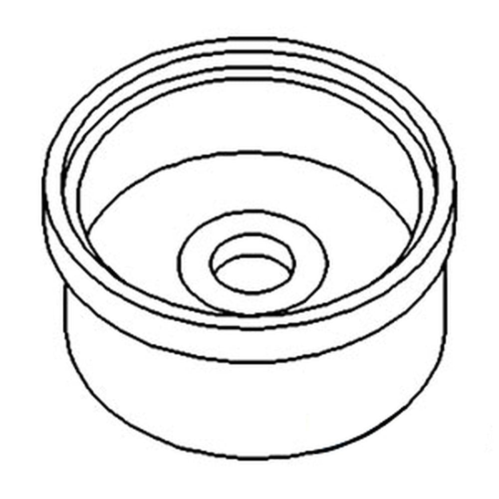 S.40572 Fuel Bowl, Glass, Shallow - Fits Fiat 766, 780, 80-65, 80-66, 80-75 +