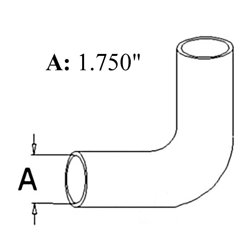 Radiator Hose (Lower) G46361 Fits Case 430, 530, 570