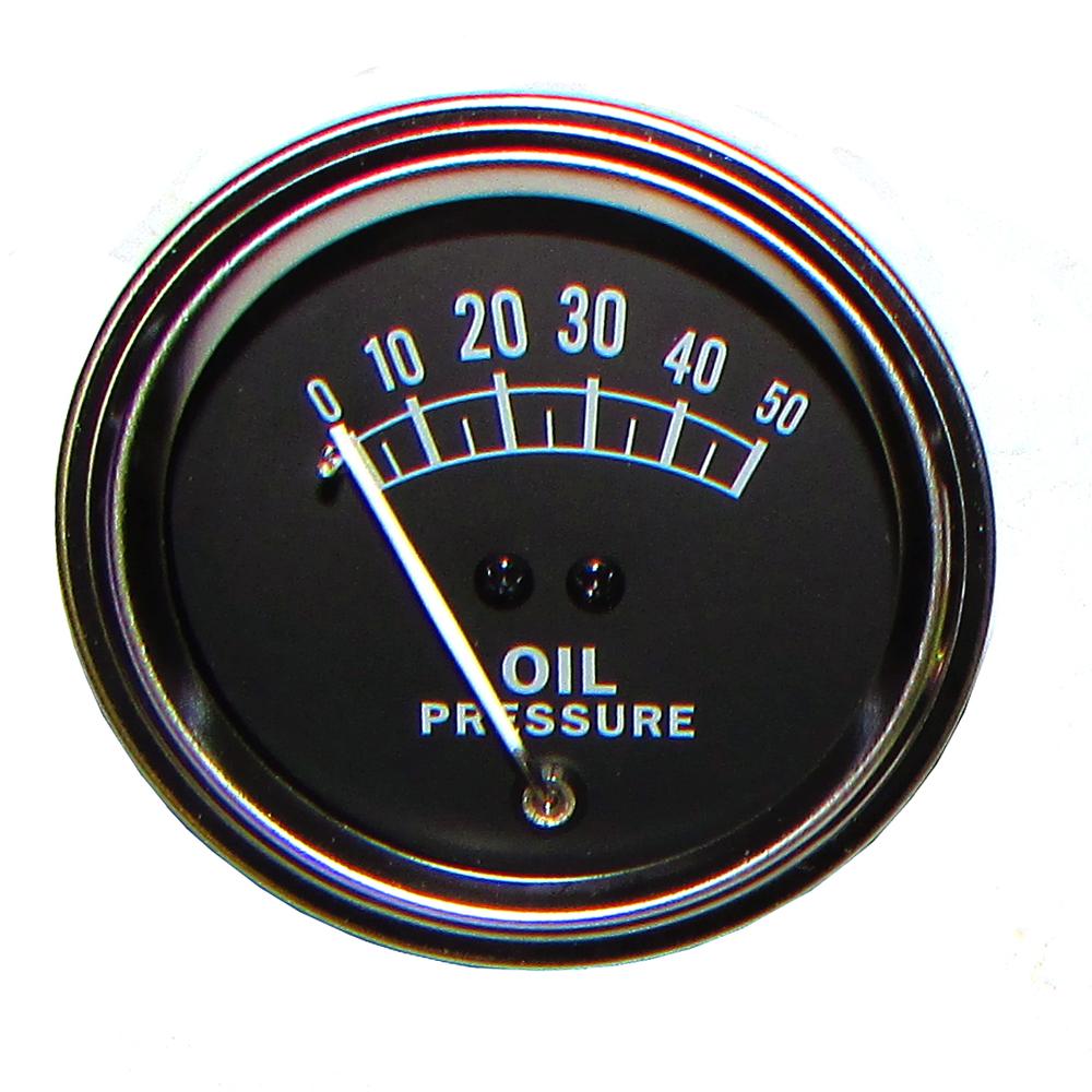 50 lb. Oil Pressure Gauge Fits Oliver Replaces 70228718V