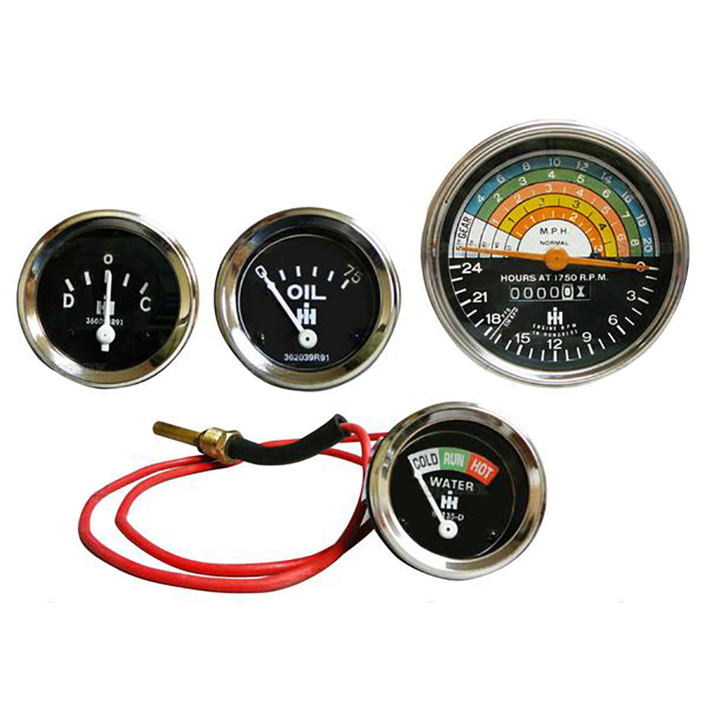Gauge & Instrument Kit Fits Case-Fits International Harvester 300 350