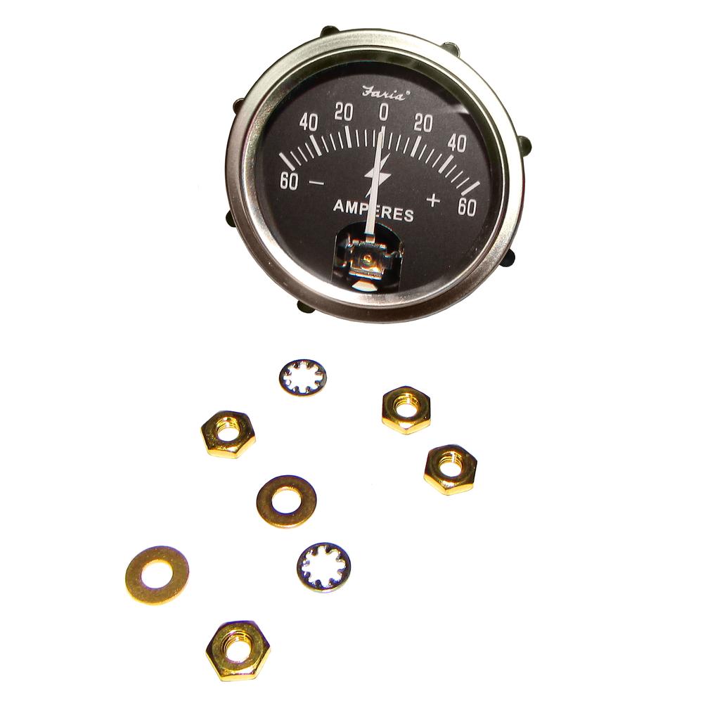 Ammeter (Amp) Gauge 60-0-60 Fits Minneapolis-Moline Replaces GAH30-0095