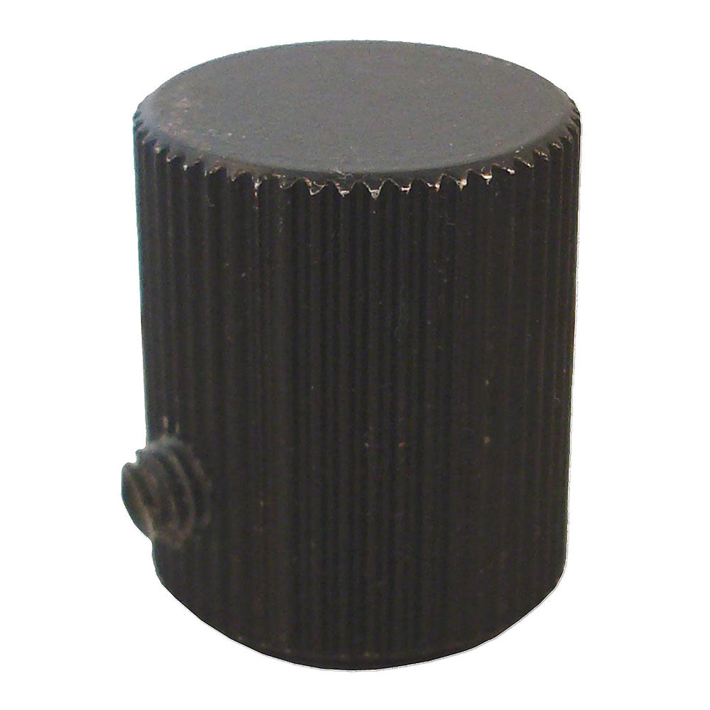 JDS993 Tachometer Knob, Aluminum w/ Black Finish - Fits John Deere 2510 +