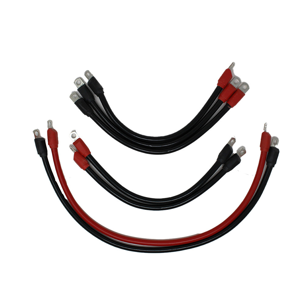 Heavy Duty 4 Gauge Battery Cable Set for EZGO TXT 48 Volt 1994-Up