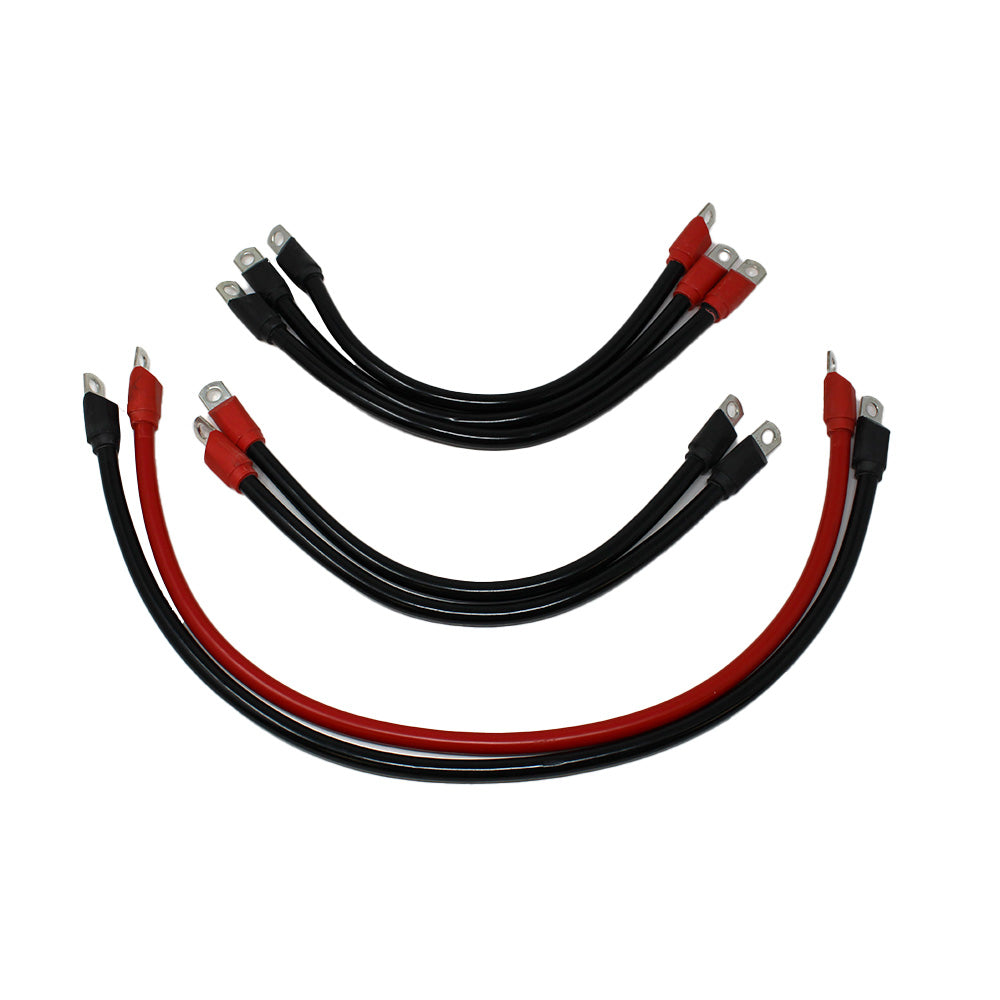 Heavy Duty 4 Gauge Battery Cable Set for EZGO TXT 36 Volt 1994-Up