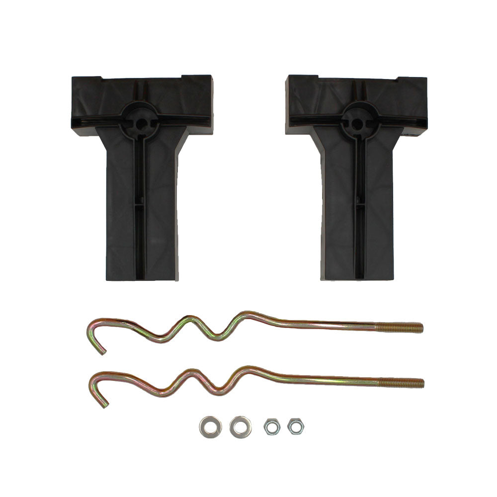 8V Battery Hold Down Plate Rods Kit Fits Club Car Replaces 103357701