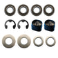 Wheel Bushing to Bearing Upgrade Kit Fits Husqvarna LGT2654 YTH24V48 YTH22V46