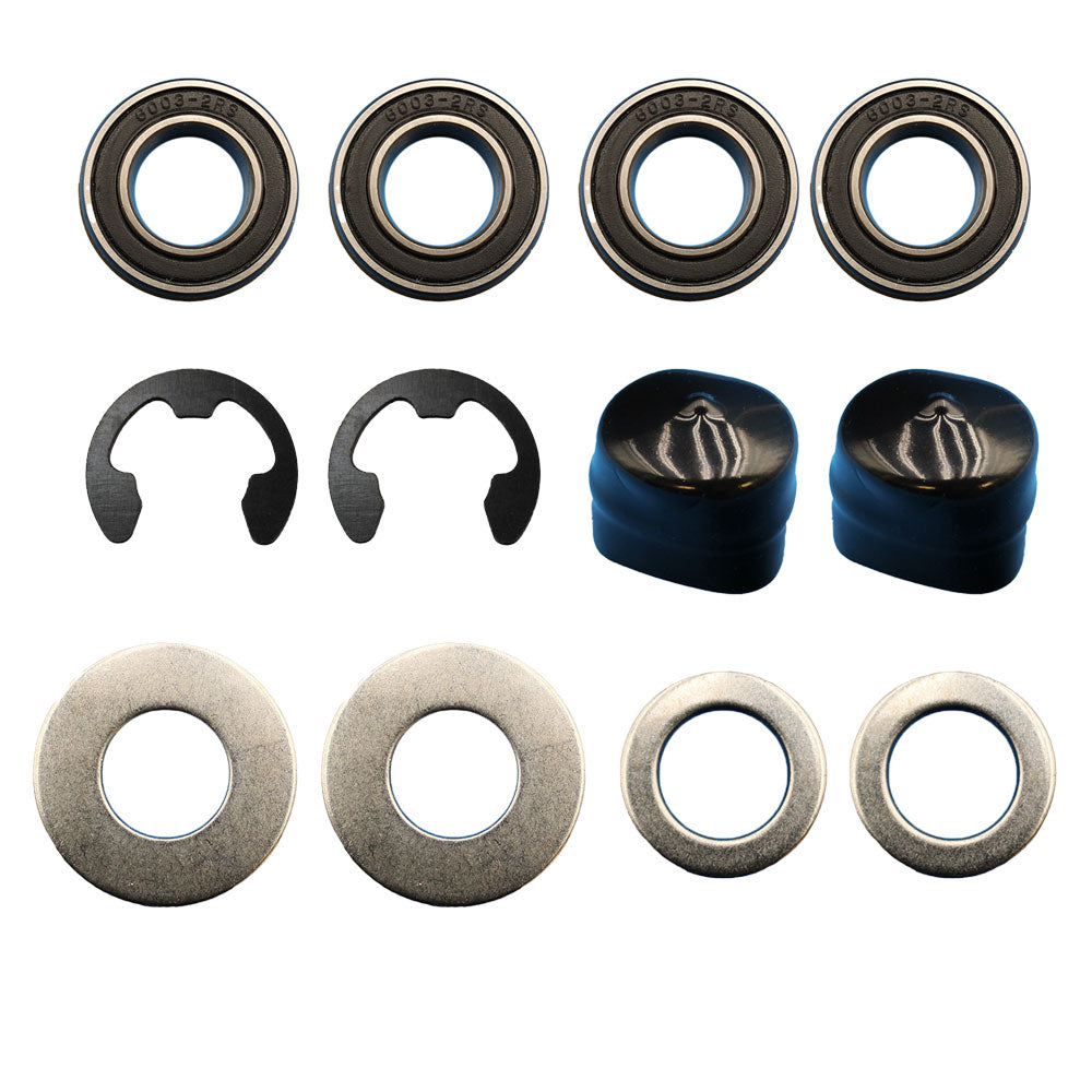 Front Wheel Bushing to Bearing Conversion Kit Fits CRAFTSMAN Replaces 532009040