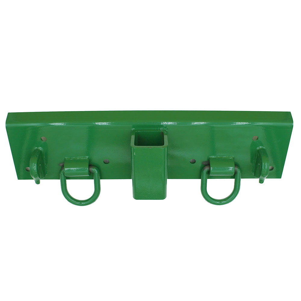 Bolt On Grab Hooks D-rings 2" Receiver Fits John Deere Bucket 2032R 2210 2520