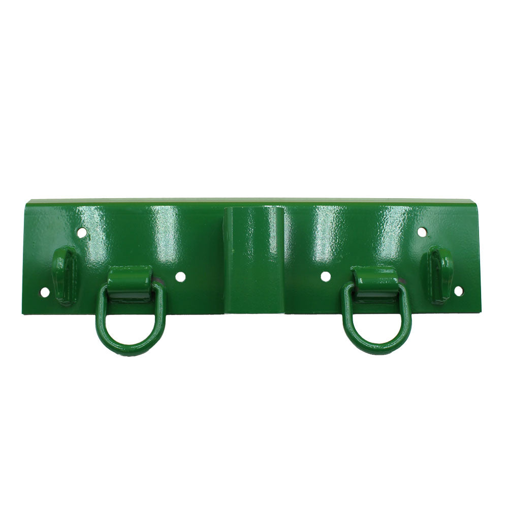 4 Grab Hooks 4 D-Rings and 2" Receiver Fits John Deere Bucket 4105 4200 4500