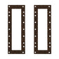 Set of 2 Radiator Gaskets Fits John Deere Replaces B1507R