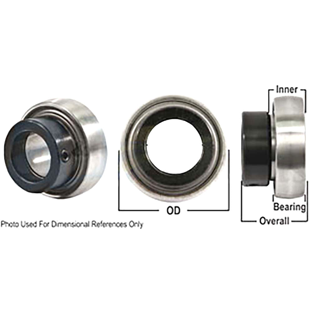 GRA103NPPB2 Ball Bearing Insert 1" ID x 52mm OD