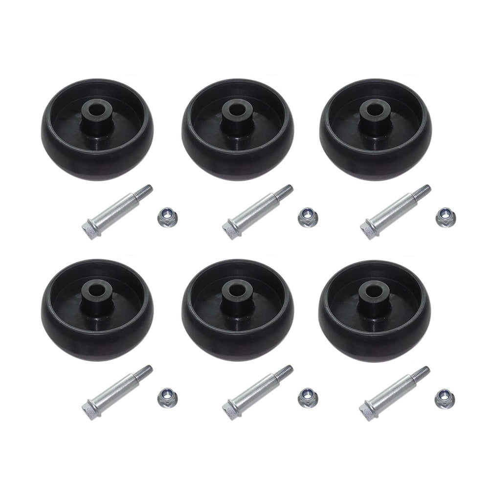 Qty 6: Deck Wheel Kit
 Fits John Deere Replaces GX10168