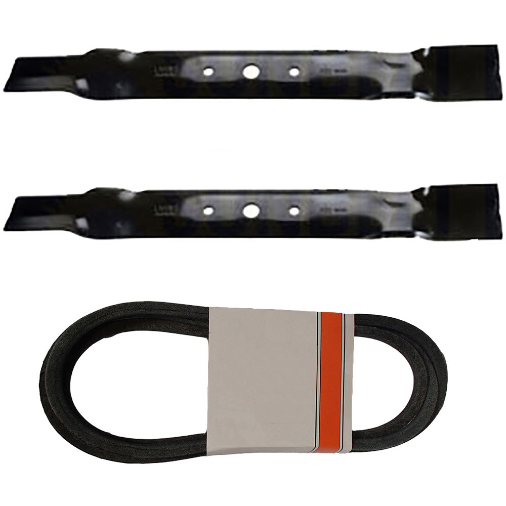 42 Deck Belt Blade Kit Fits John Deere L100 L108 L110 L111 L118 Sabre 14.542GS"
